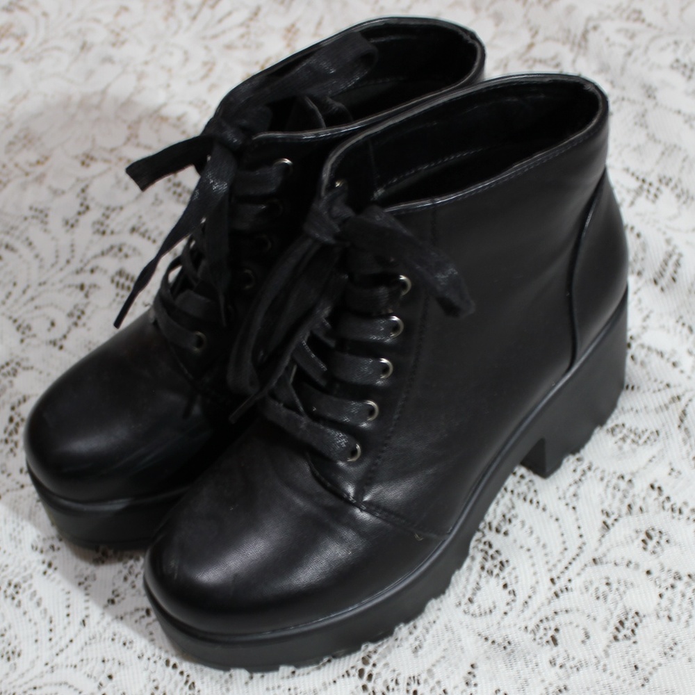 Black Platform Boots